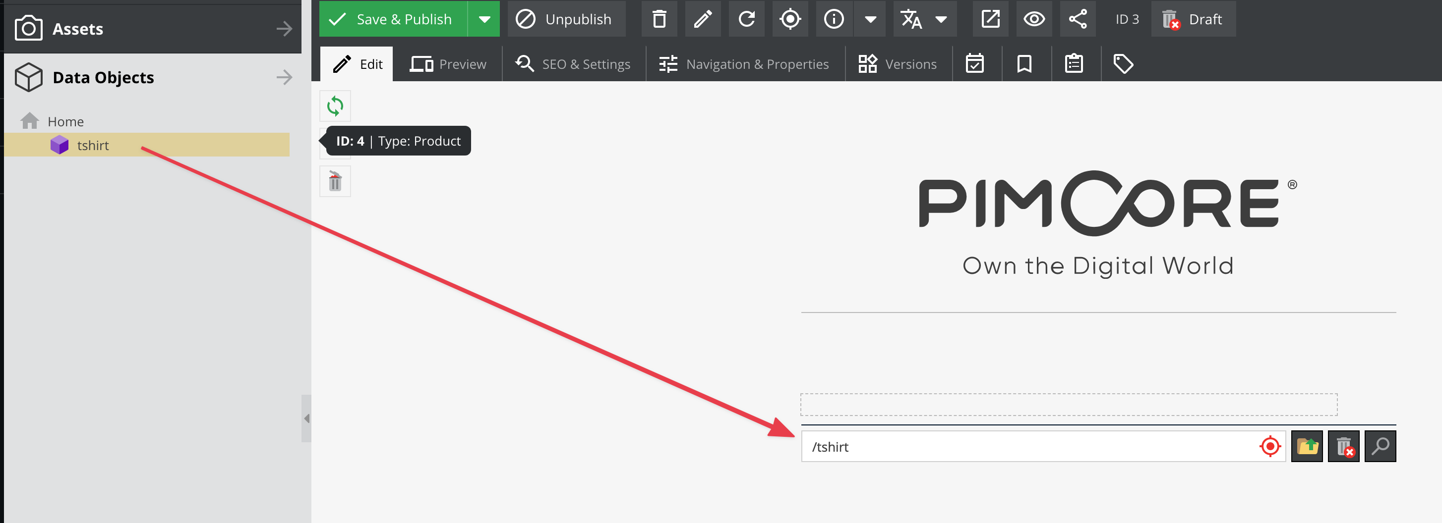 Перетаскивание в документ