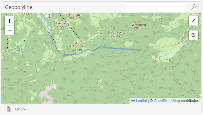 поле GeoPolyline
