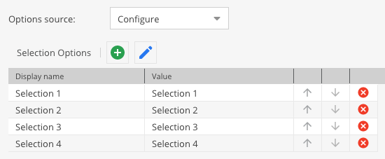Поле Select