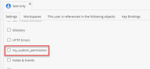 CustompermissionPimcore
