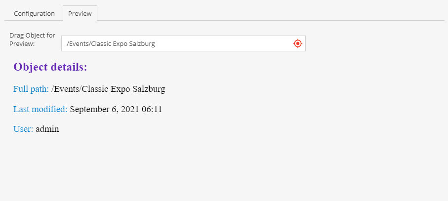 Режим редактирования шаблона