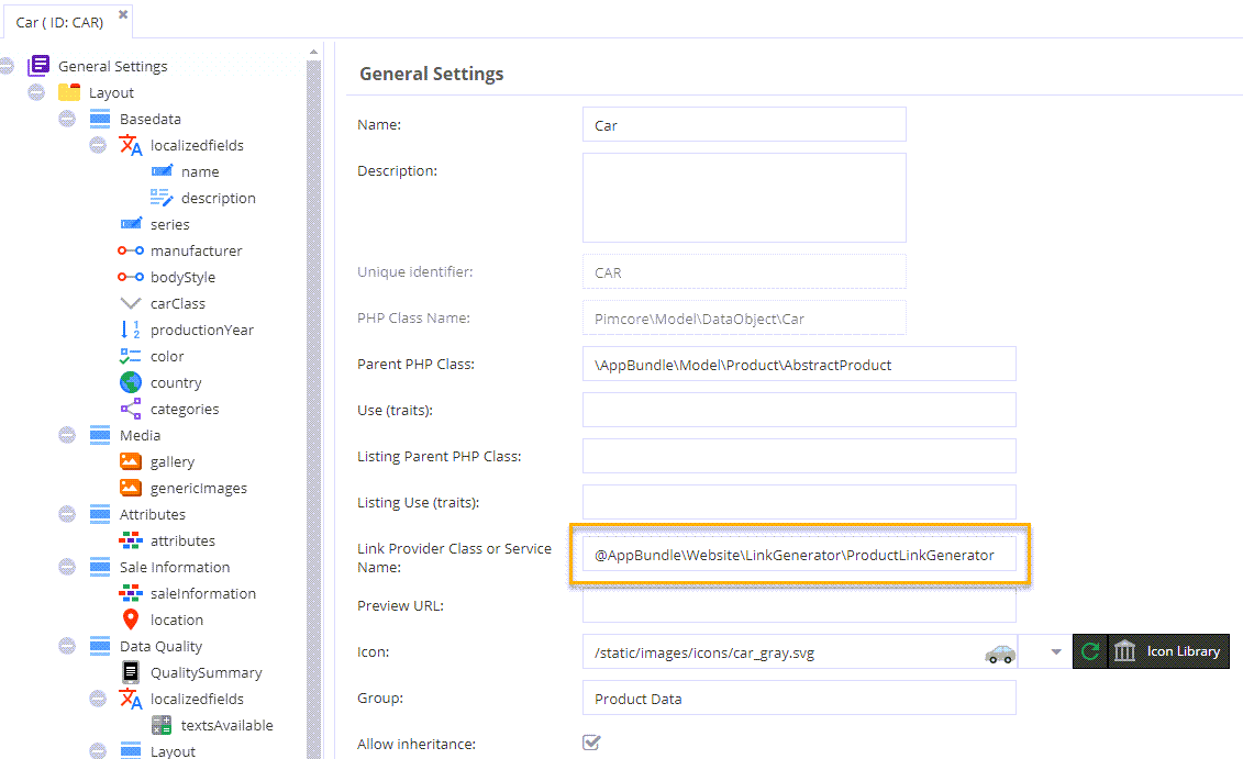 Настройка генератора ссылок1