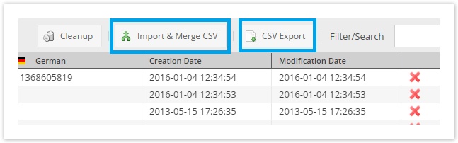 Экспорт перевода