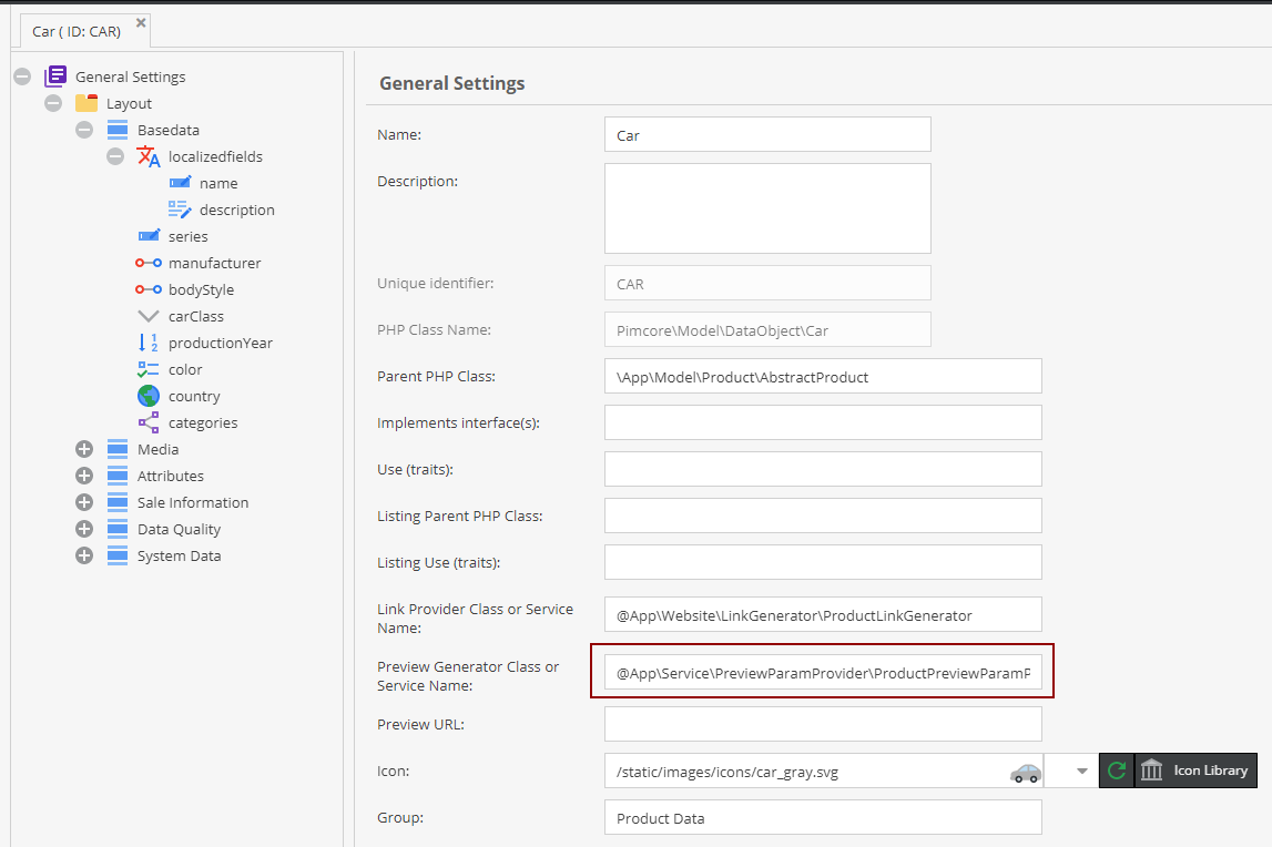 Предварительная настройка генератора