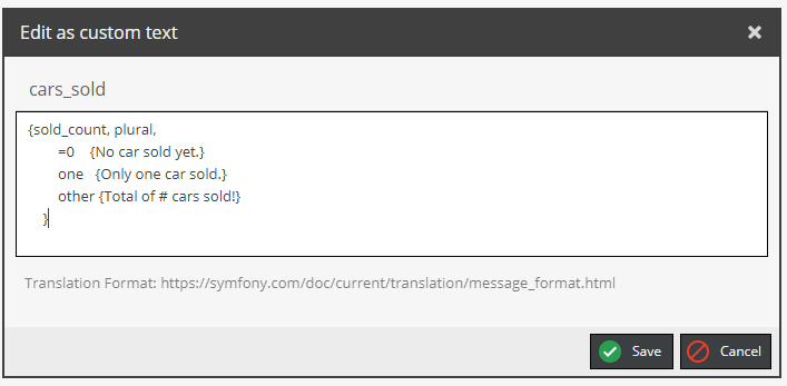 Плюрализация перевода